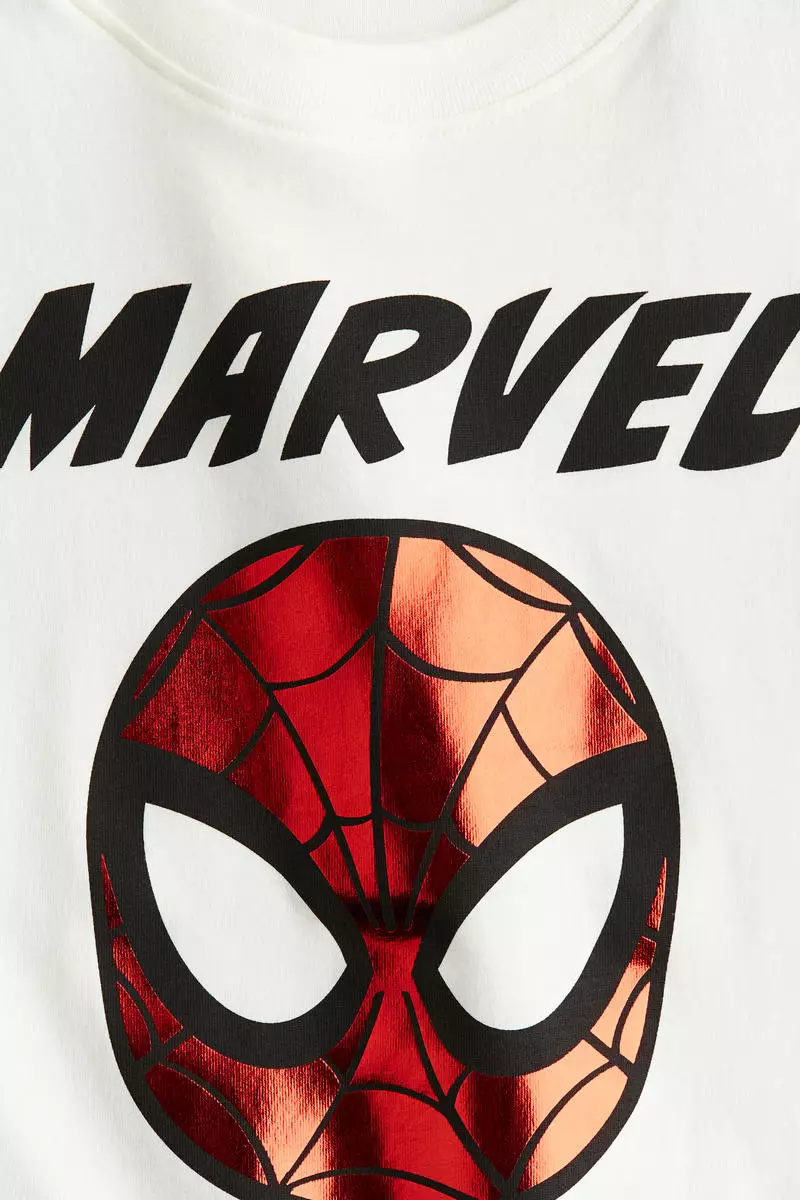 Printed cotton T-shirt