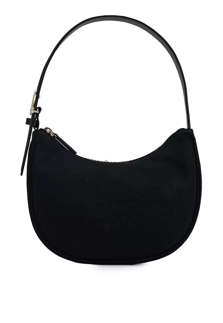 Sac à Dos Décontracté Agnes B., Noir, Parfait Pour Le Bureau Ou Les Sorties