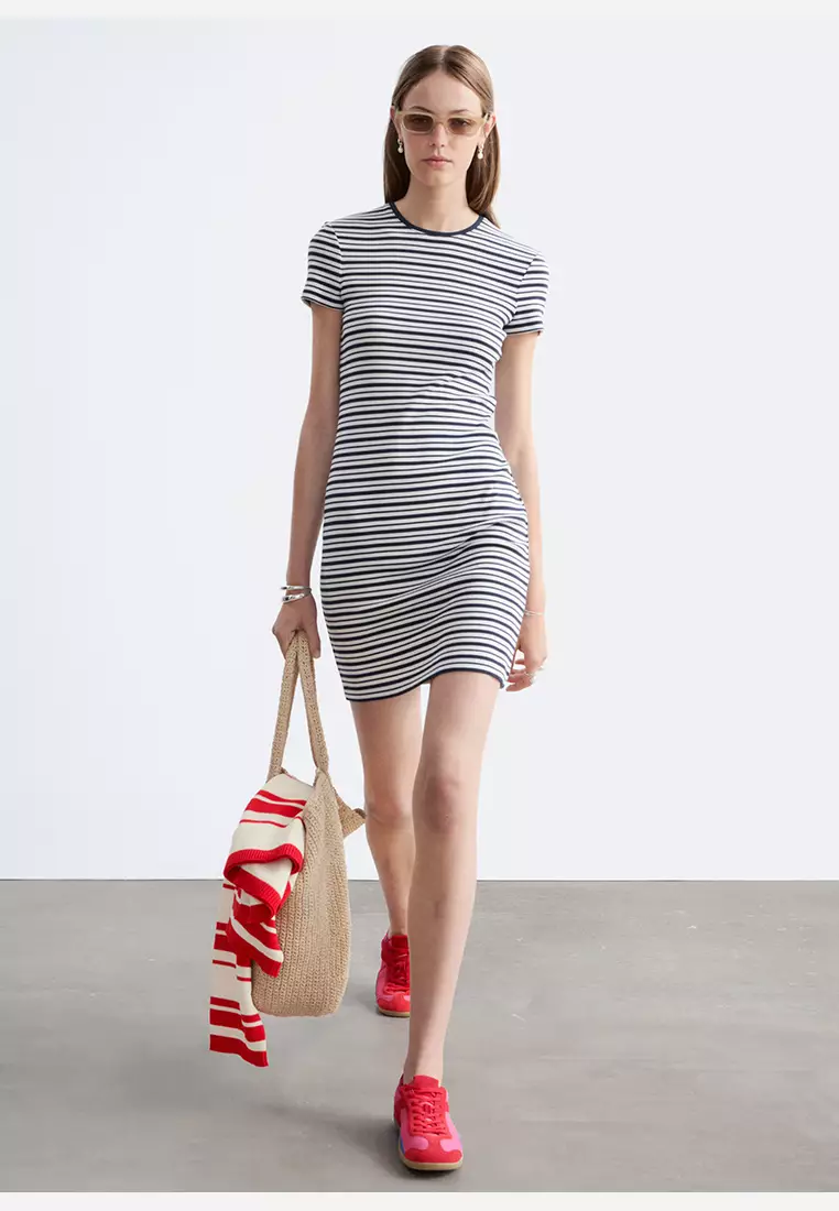 Cotton Jersey Mini Dress