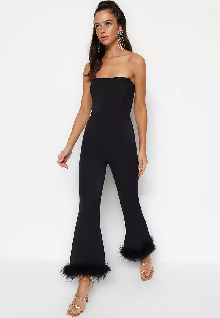Buy Trendyol Crop Jumpsuit 2025 Online ZALORA Philippines