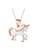 Her Jewellery The Unicorn Pendant (Rose Gold) - Made with premium grade crystals from Austria 0F318ACDE8B5AEGS_2