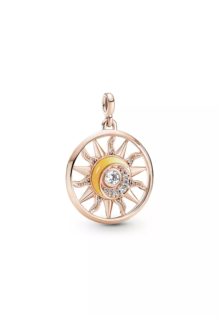 Buy PANDORA Pandora ME 14K Rose Gold Plated Sun Power Medallion