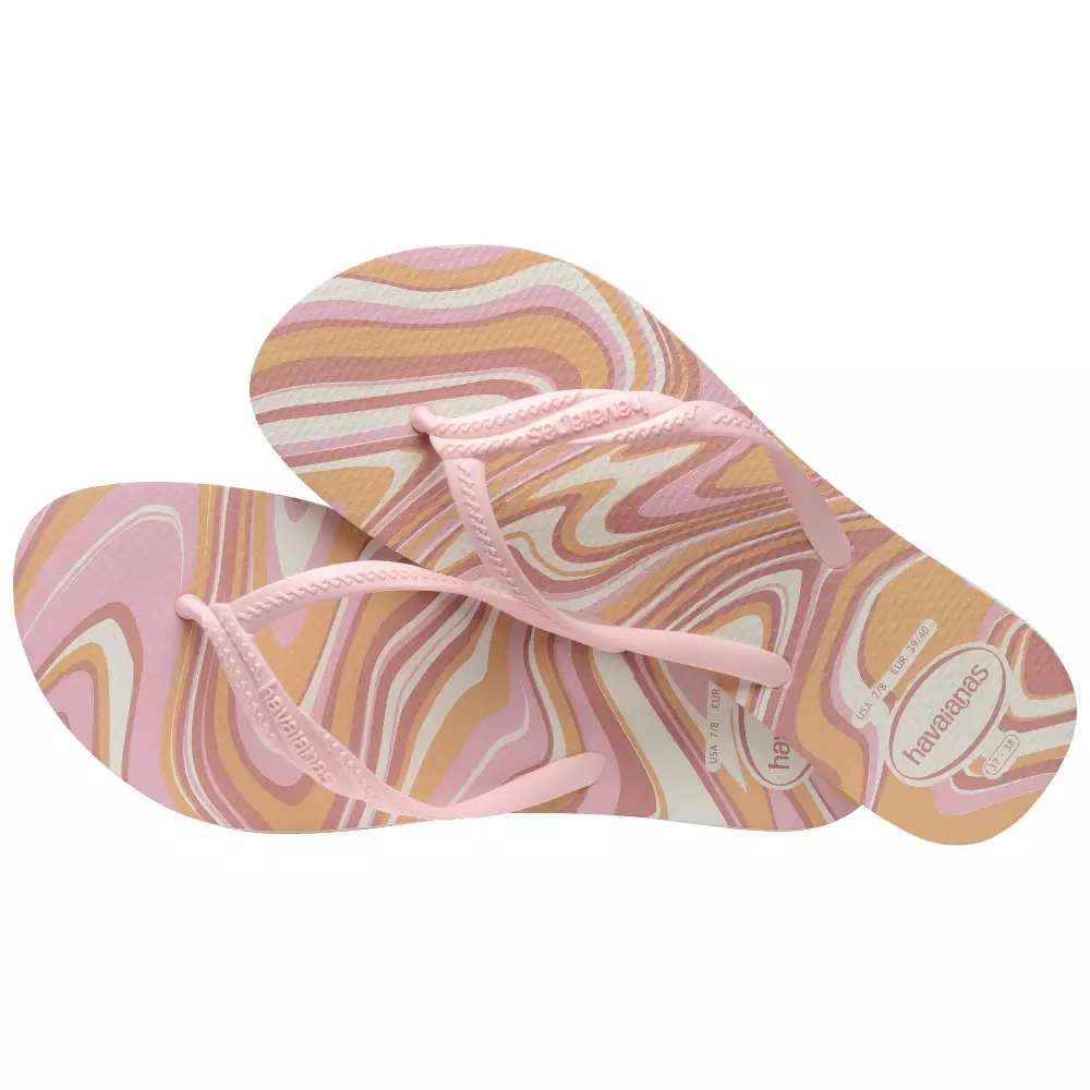 [ONLINE EXCLUSIVE] Havaianas 0142 Fantasia Style White/Rose - Sandal Wanita
