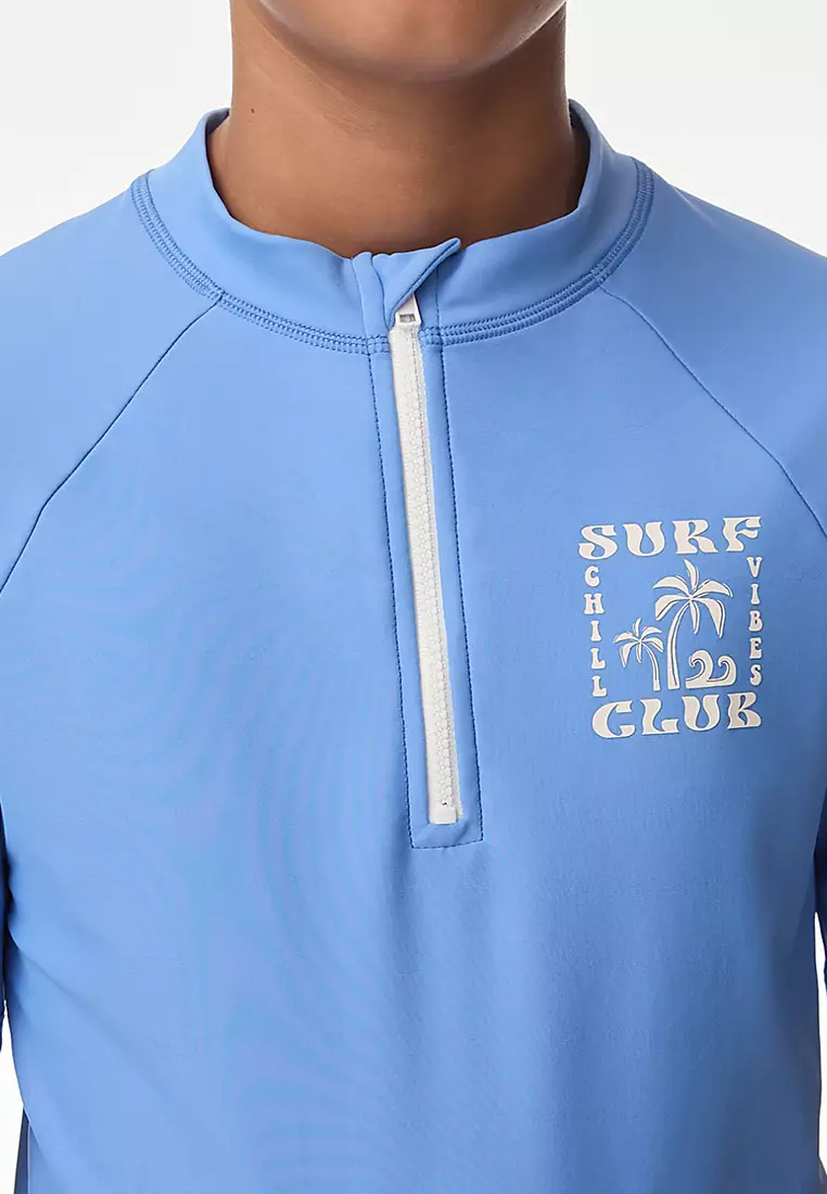 Quarter Zip Rash Vest