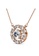 Krystal Couture gold KRYSTAL COUTURE Minute Oval Crystal Pendant Necklace in Rose Gold Adorned with Crystals From Swarovski® 2F2E5ACAE5B6E7GS_2