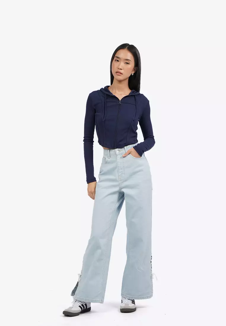 Zipped Up Hoodie Jacket