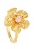 HABIB gold HABIB Oro Italia Fiore Solene Rose and Yellow Gold Ring, 916 Gold 81505ACD55AE21GS_1