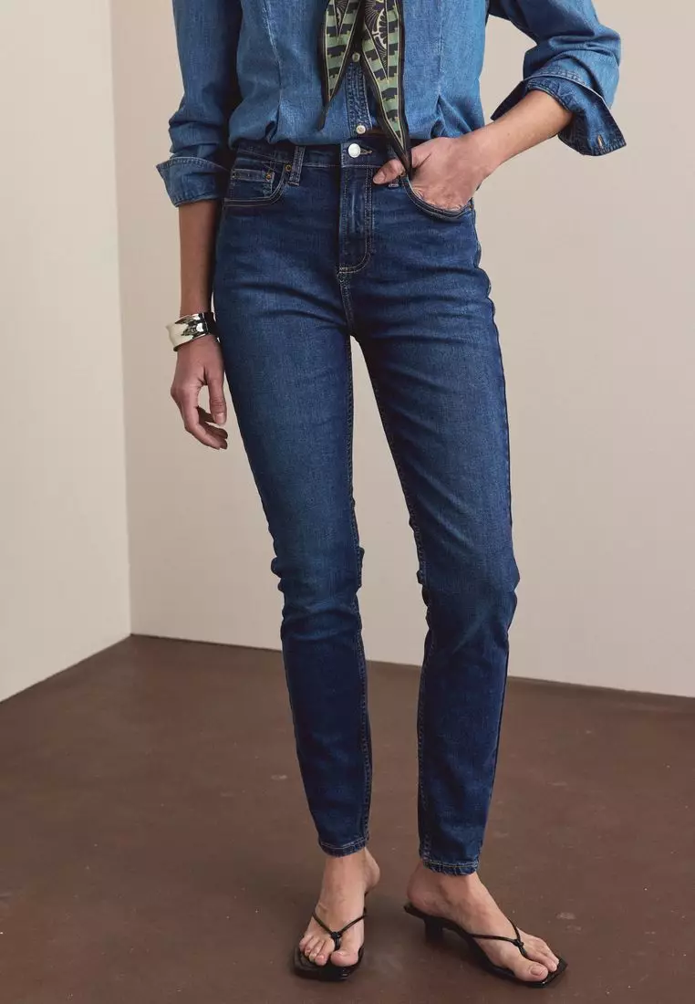Mid Rise Stretch Skinny Jeans