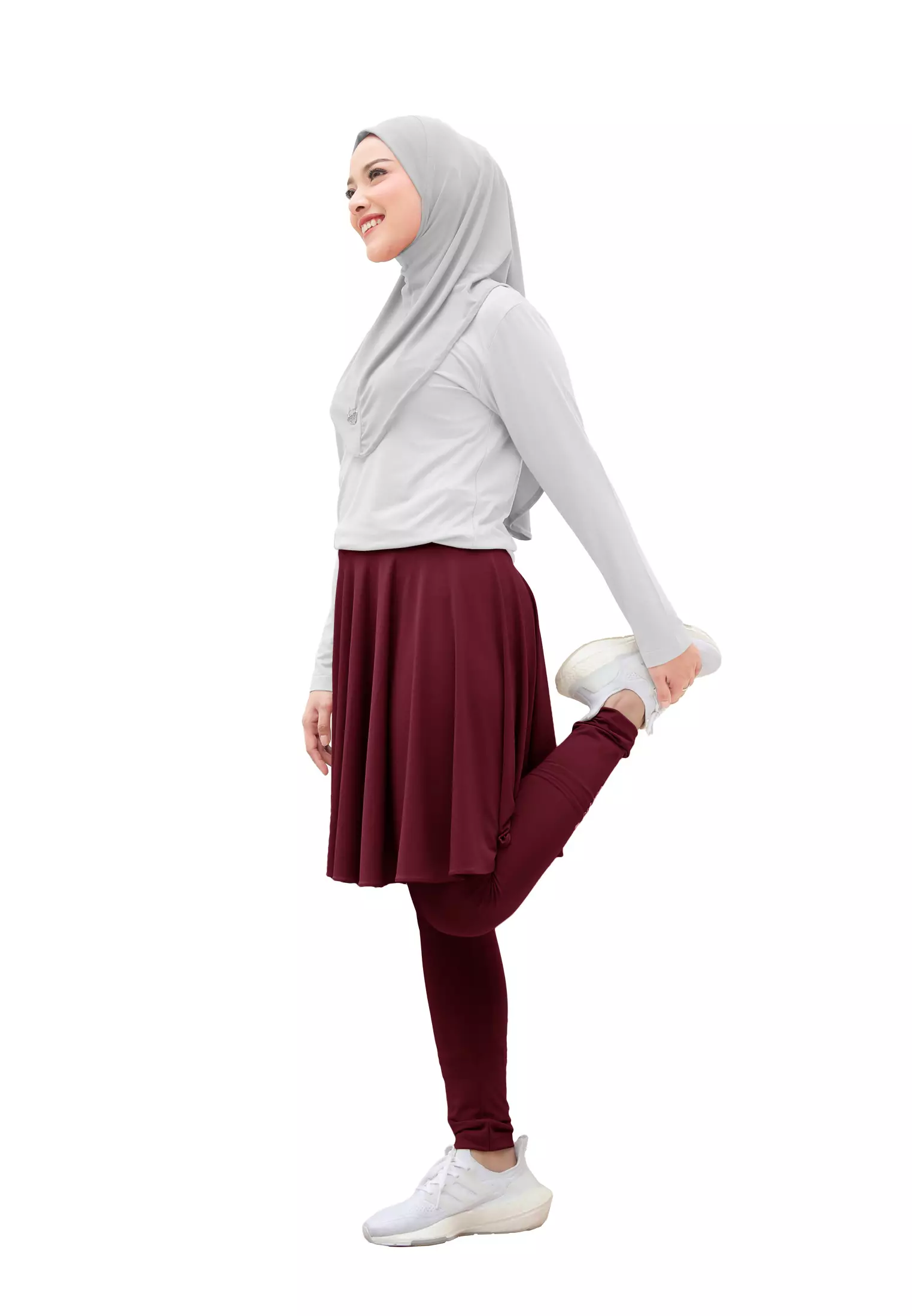 Zelena - Chahra Leggings Skirt | Celana Olahraga Legging Rok Wanita - XL