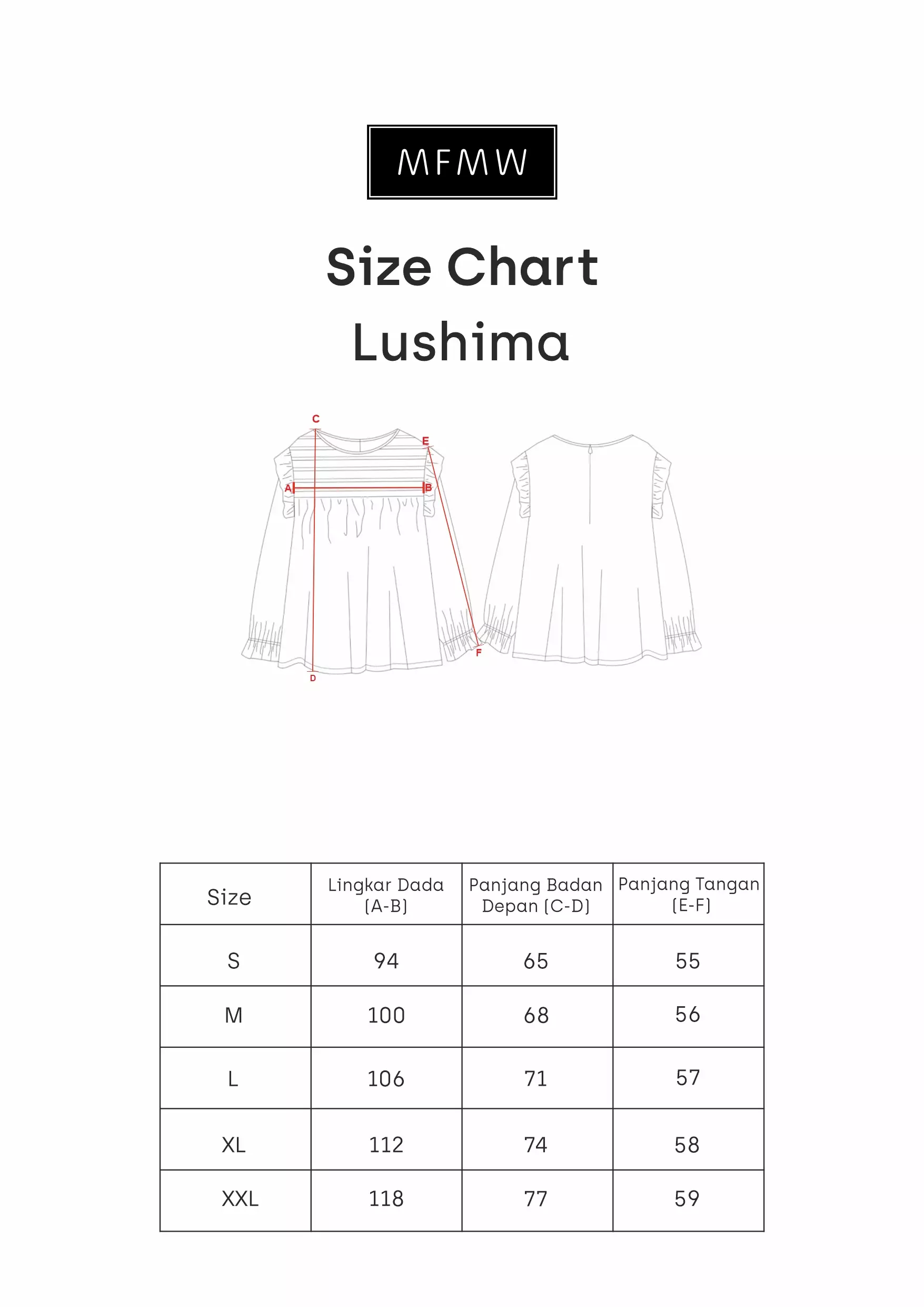 MFMW Lushima Atasan Blouse Hijau