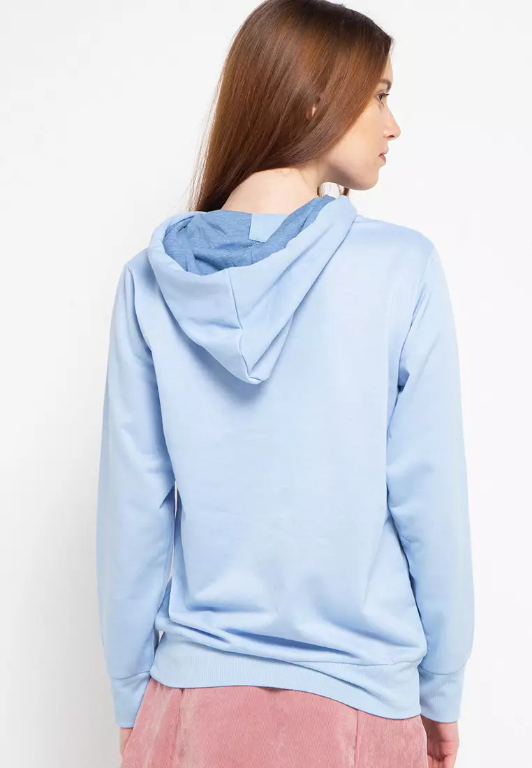 Basic Sweater Lengan Panjang Hoody Hoodie