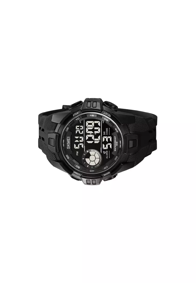 Jam Tangan Digital Sport Chrono Material TPU BK09 Waterproof ORIGINAL