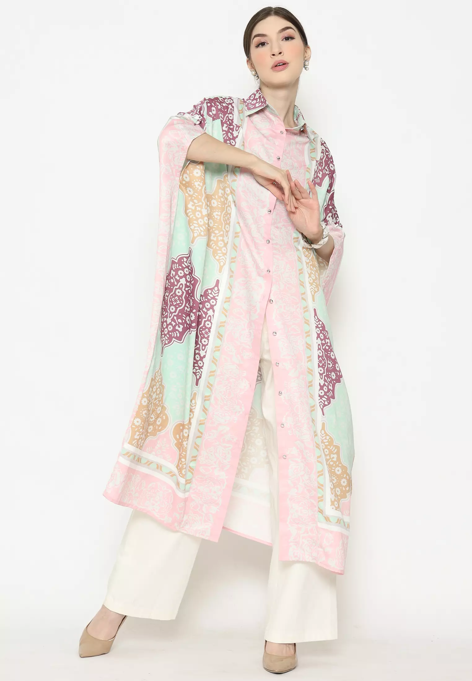 Kanzi Collared Kaftan