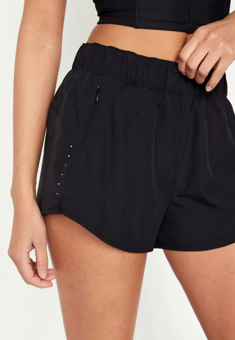 Mid-Rise Stretchtech Run Shorts For Women -- 3-Inch Inseam