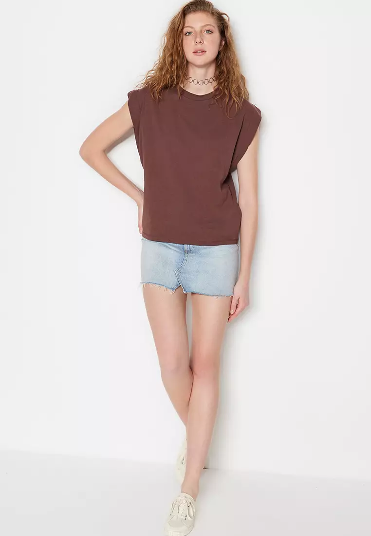 Padded Basic T-Shirt