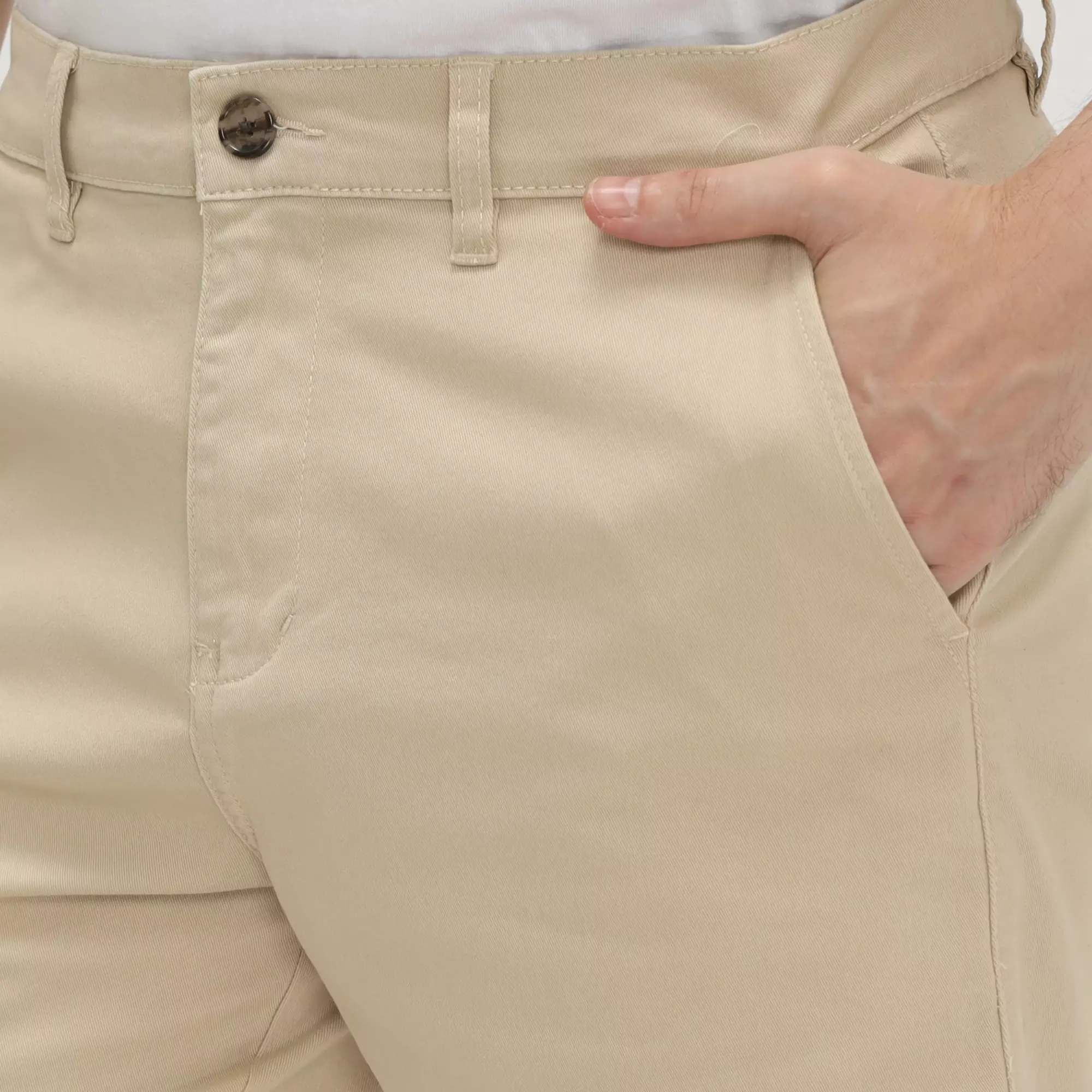 Platini Celana Pendek Chino Katun Cream 5370.12