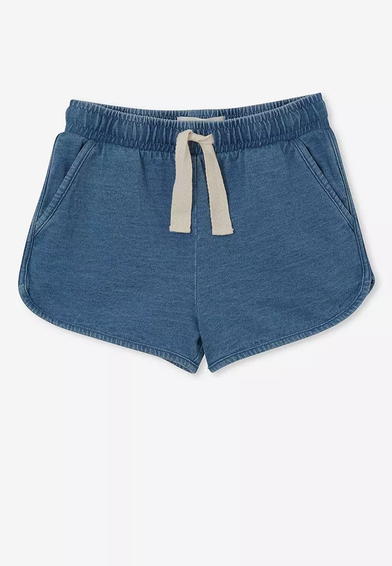 Girls cotton 2024 knit shorts