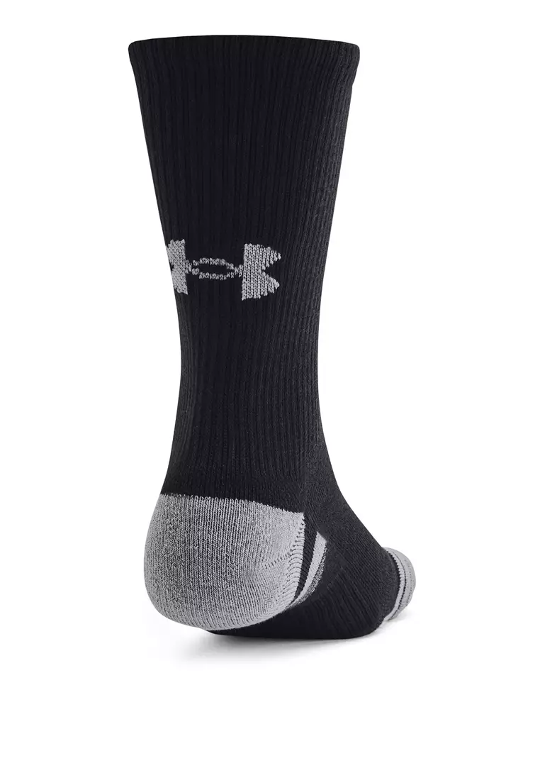 UA Performance Tech™中性高筒運動襪3對裝