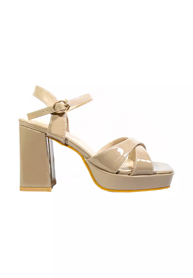 Discount on Mario D' boro Runway  shoes - SKU: Women's Heeled Sandals LY 28048 Taupe C67