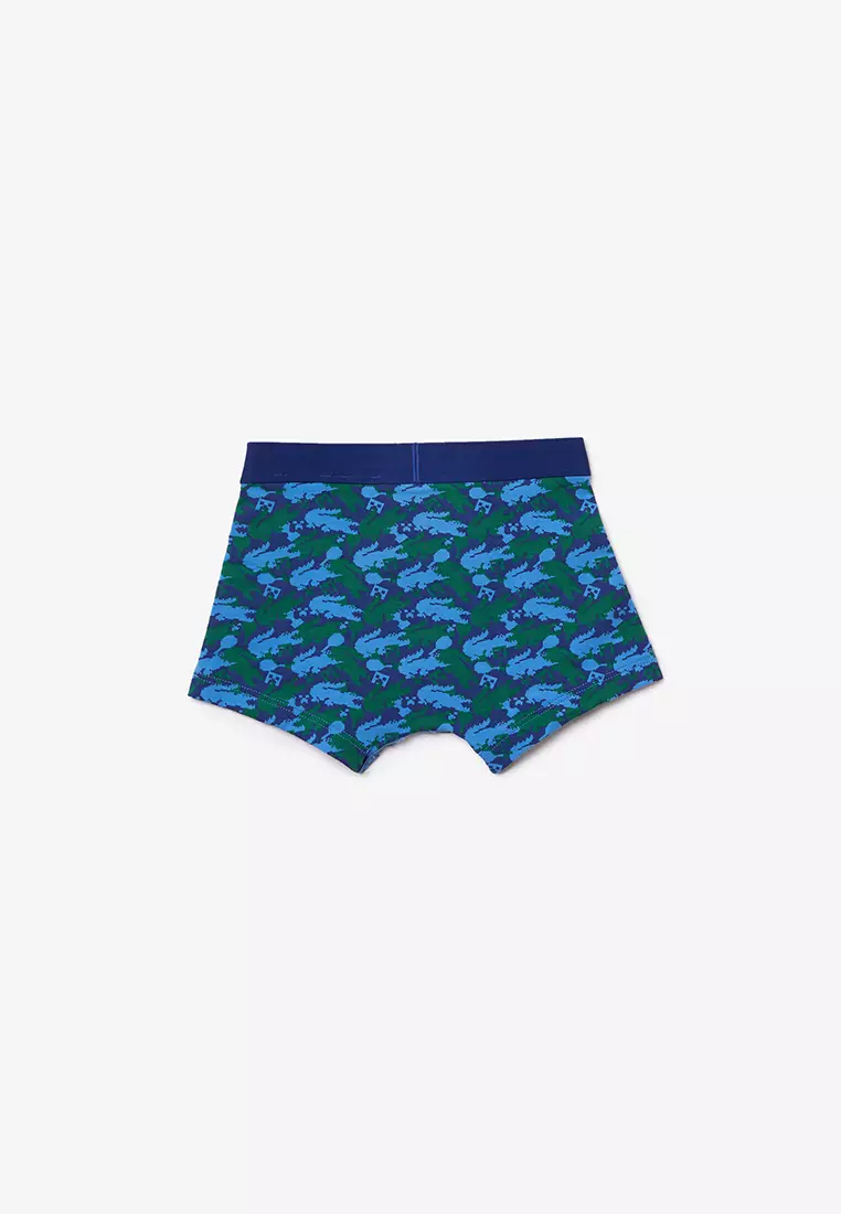 Lacoste X Minecraft 'Printed' Swim Shorts Blue