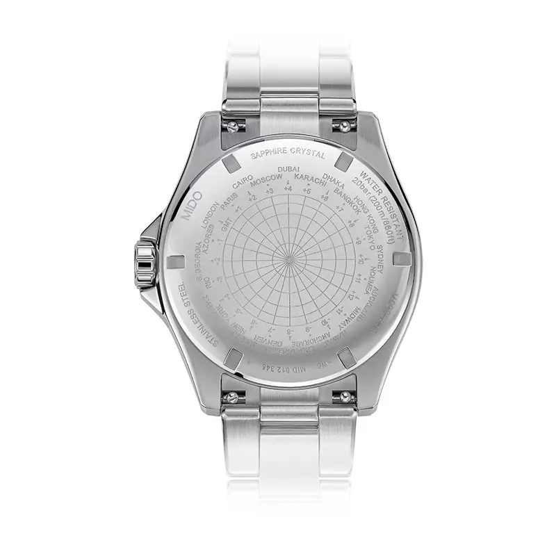 Jam Tangan Pria MIDO Ocean Star M026.629.11.041.00 GMT Blue Dial Stainless Steel Strap SPECIAL EDITION + Extra Strap