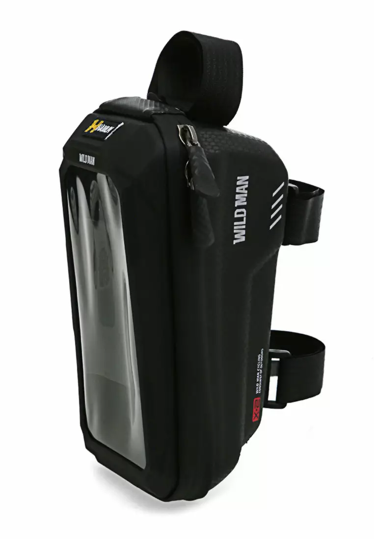 Qian Tas Sepeda Smartphone Case Handlebar Waterproof 1 L Easy to Install Material EVA ORIGINAL - Red