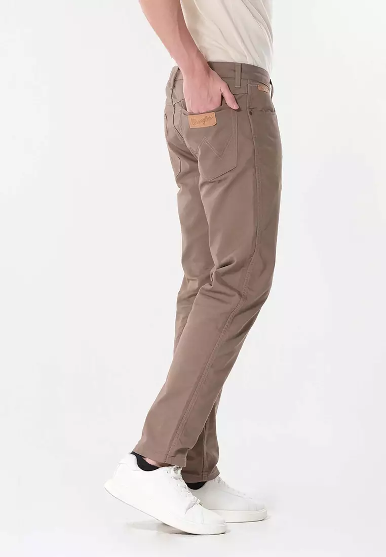 Texas Straight Colored Pants for Men in Light Brown Color