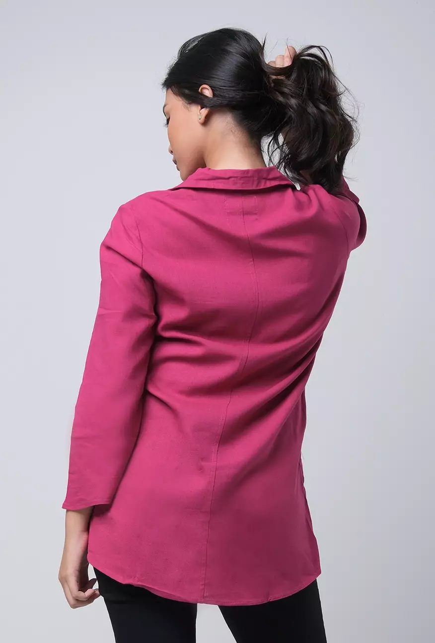 Kemeja Wanita Lucy Fuschia