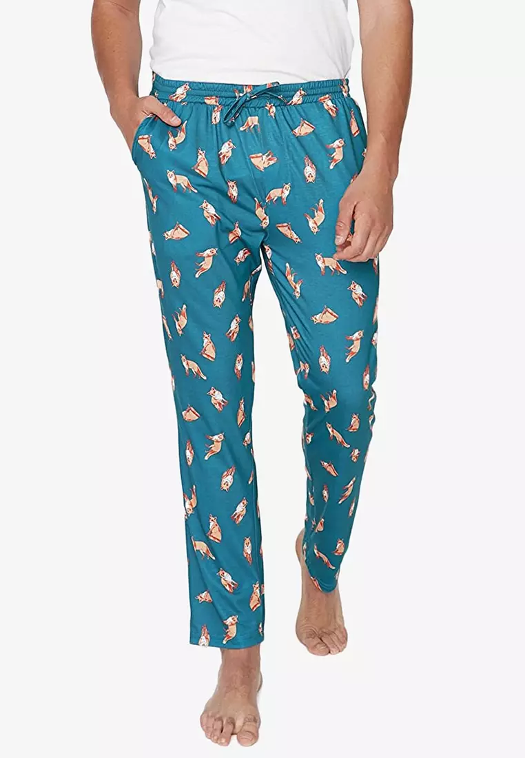 Polo Ralph Lauren Men's Hunter Dog Print Flannel Pajama, 56% OFF