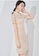 OUNIXUE beige National Style Improved Waist Cheongsam Skirt 66AC7AAACF360BGS_6