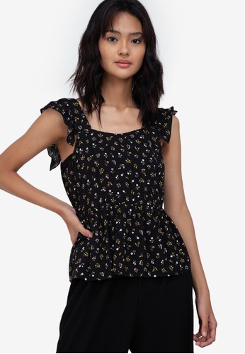 ZALORA BASICS multi Frill Top 73B4DAAF2B5880GS_1