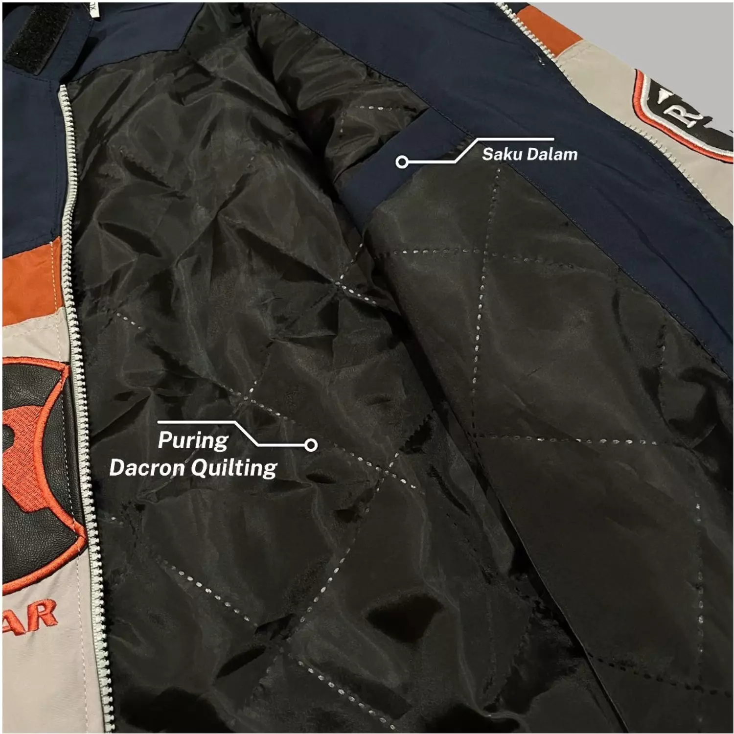 Jaket Nascar Full Bordir