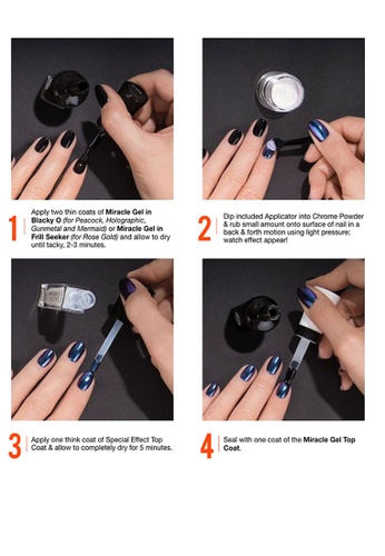 Sally Hansen Chrome Powder Kits - Mermaid | ZALORA Philippines