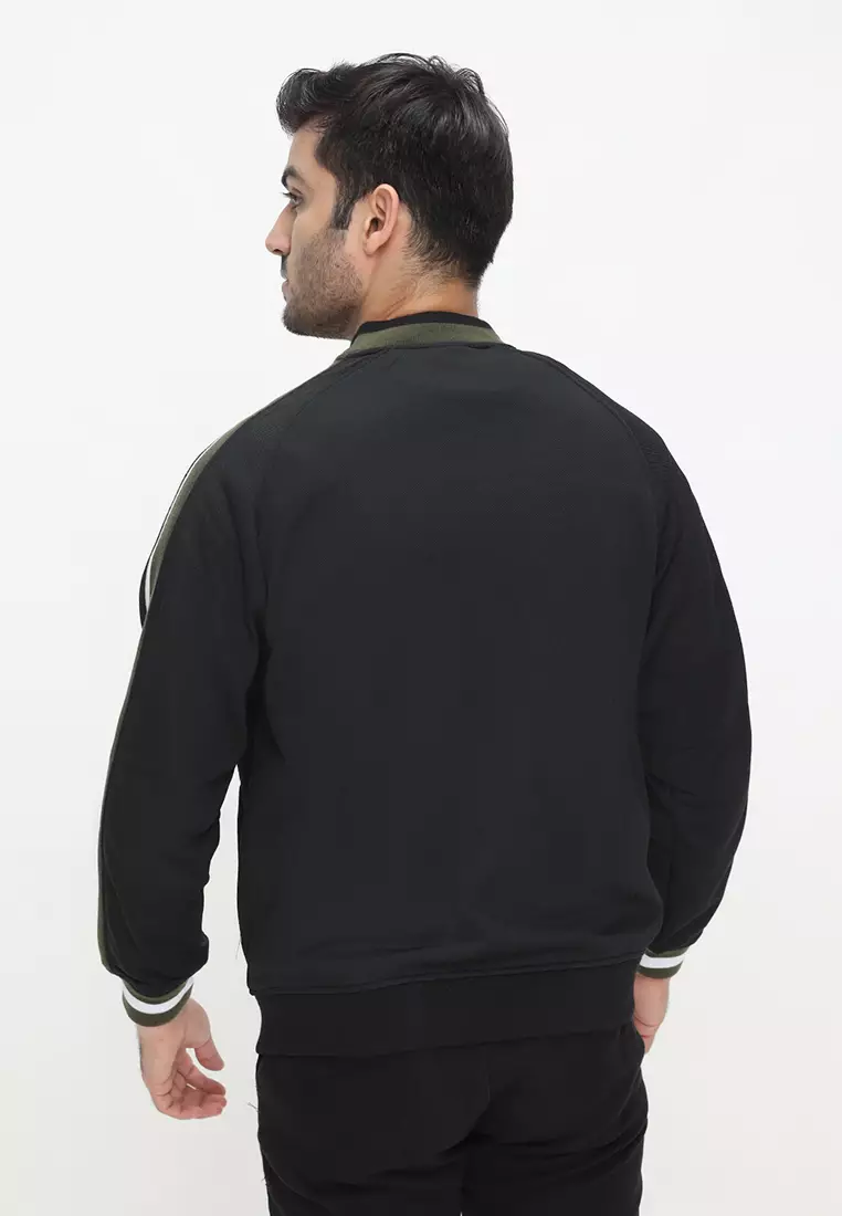 Jacket Cvc Raglan Flatknit