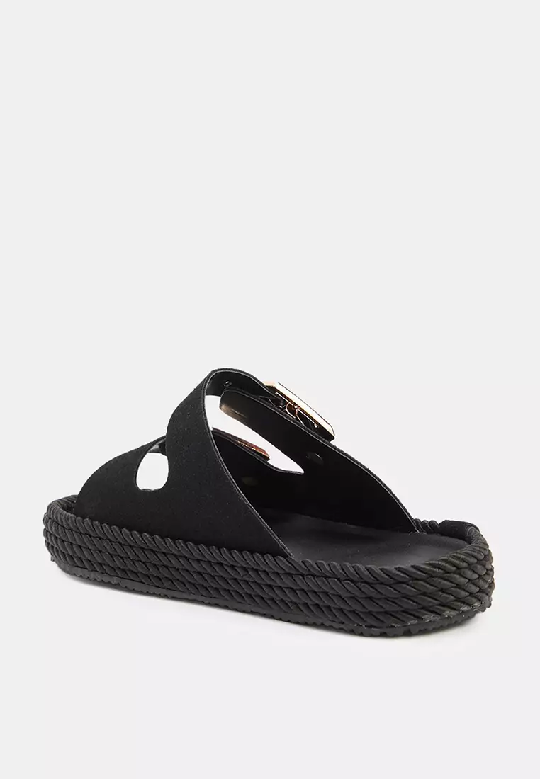 Dual Buckle Sandals