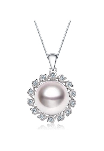 A.Excellence silver Premium Japan Akoya Sea Pearl  8.00-9.00mm Flower Necklace C4BF2AC9ACEF36GS_1