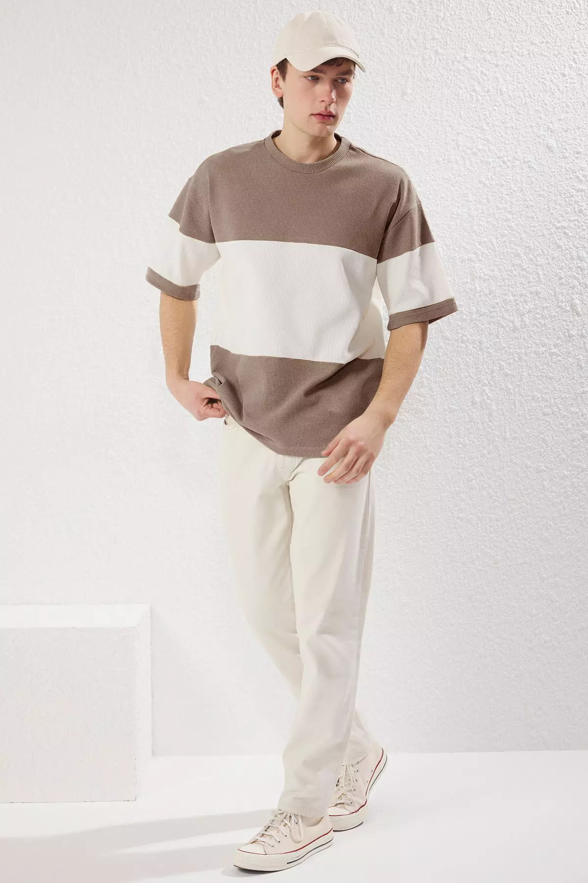 Oversized Colour Block T-Shirt