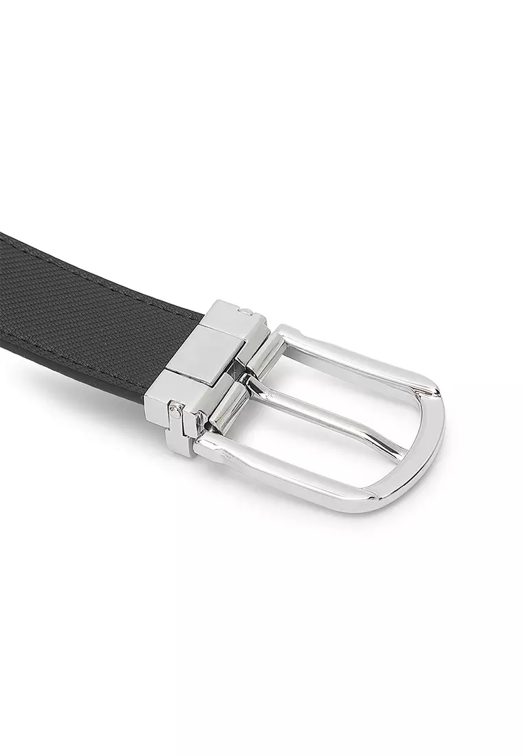 35mm Pin Buckle Belt - Black