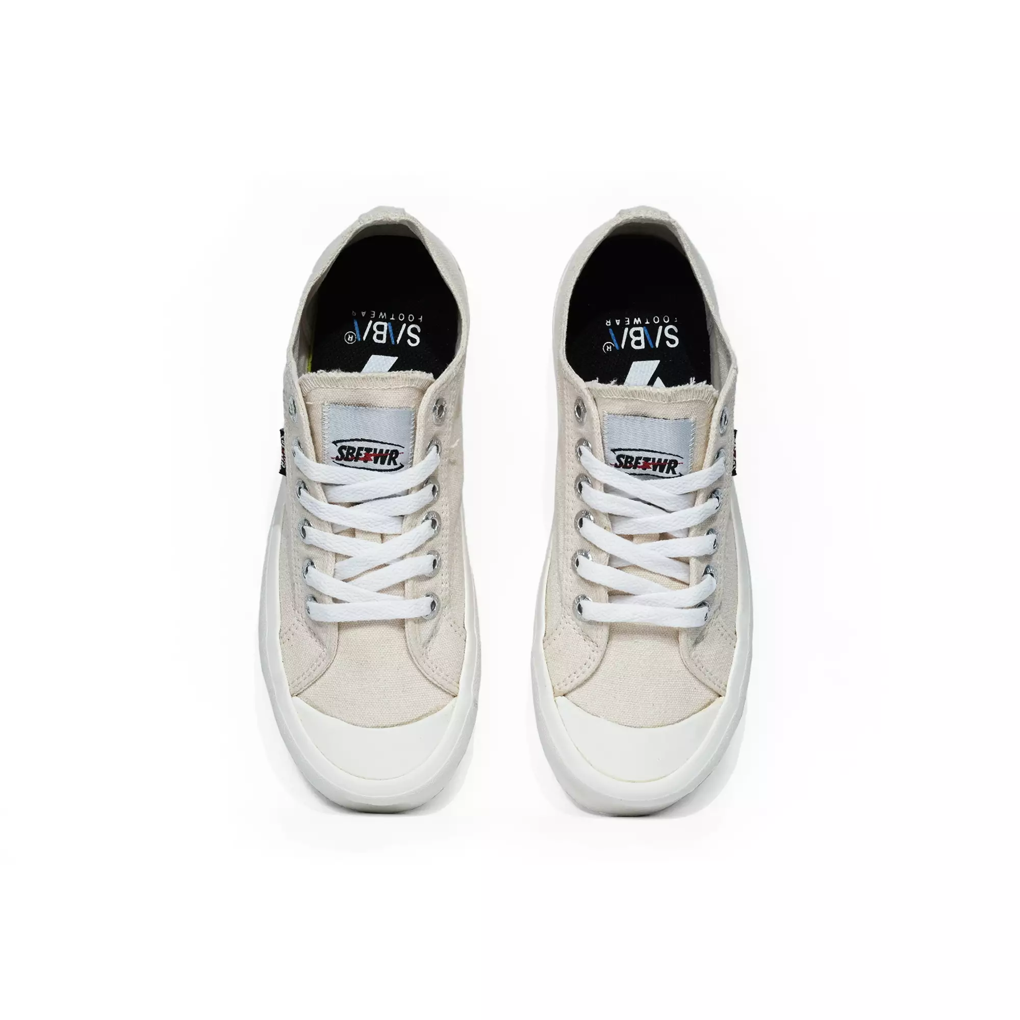 SABA Basic Off White - Sepatu Sneakers Casual Pria Wanita Original 100% BS 06