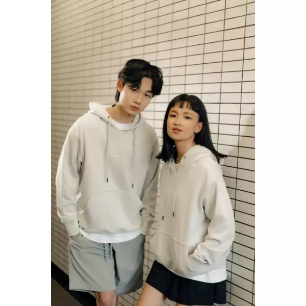 FACILITY Dandadan - DDD Hoodie - Melange Grey