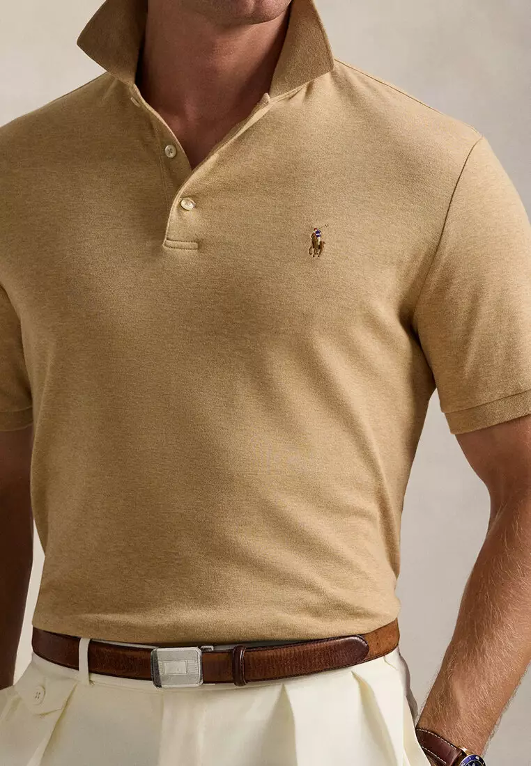 Classic Fit Soft Cotton Short Sleeve Polo Shirt