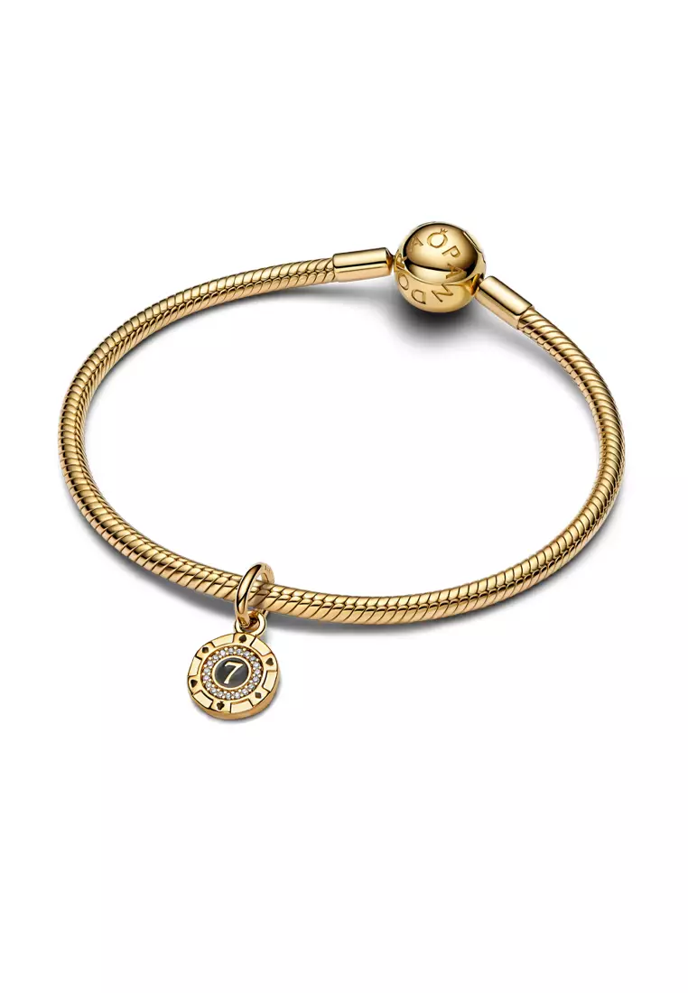 Pandora 14K Gold Plated Lucky Chip Dangle Charm