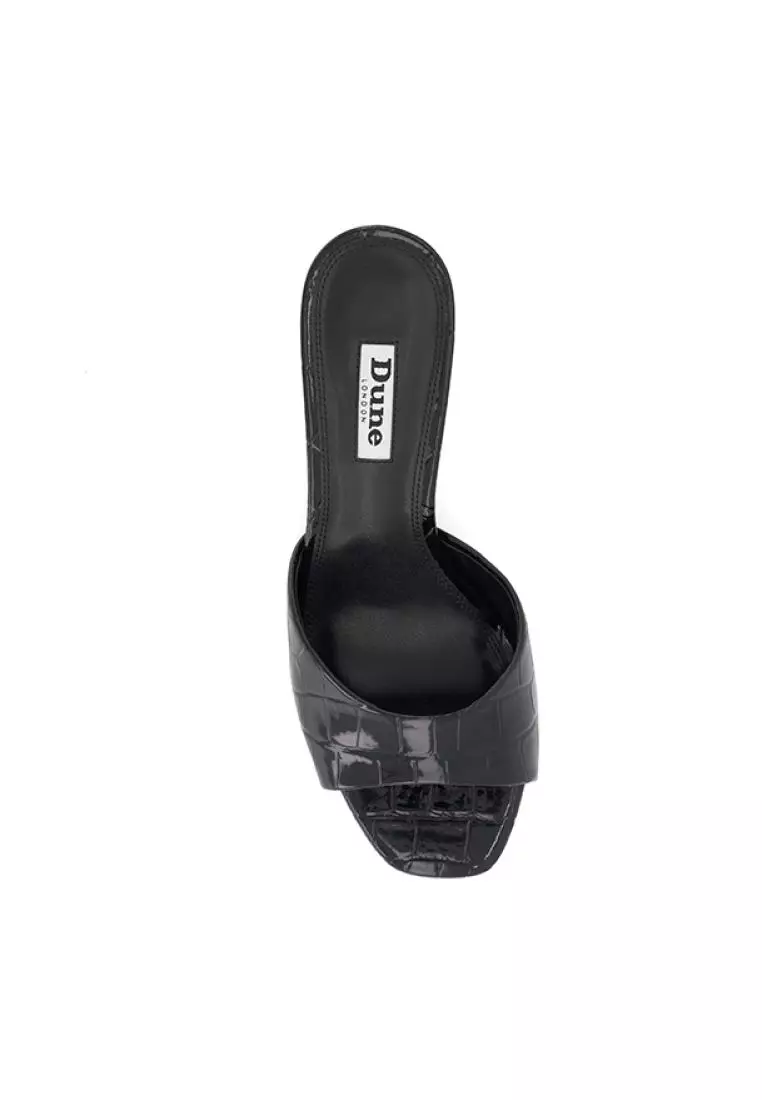 Buy Dune London Megs Perspex Heatseal Mule Black 2025 Online