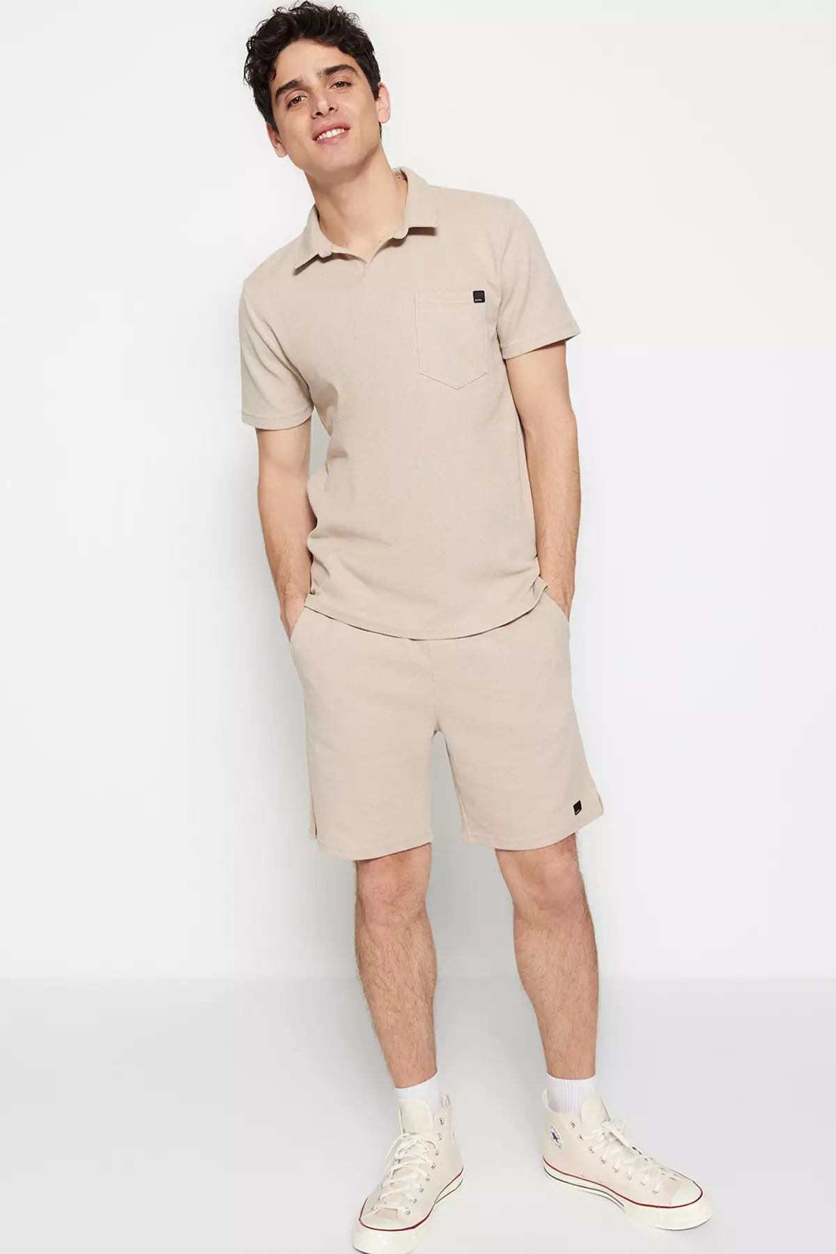 Polo shirt and shorts sales