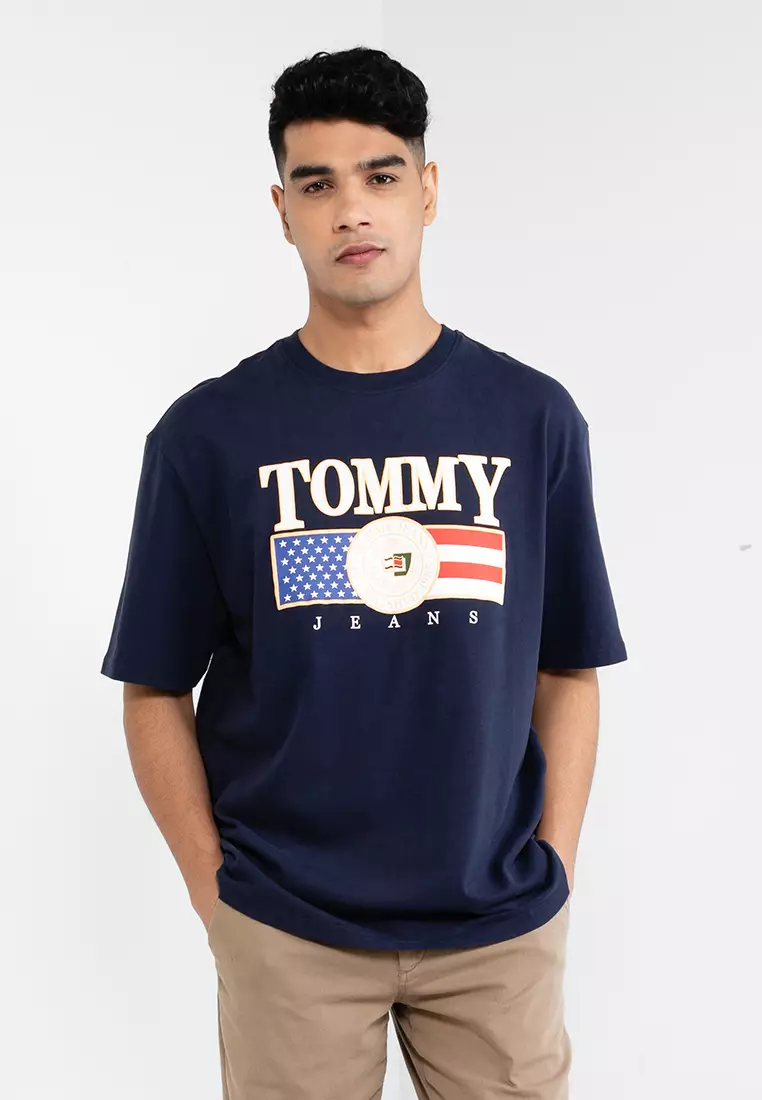 Buy Tommy Hilfiger Luxe USA Tommy Jeans 2023 Online | ZALORA Singapore