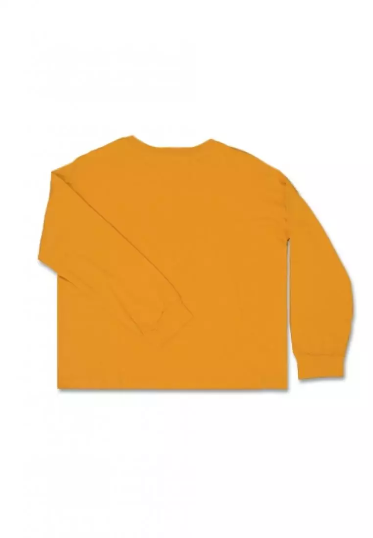 LTC22 lv thrdy dateng kuning mustard kaos lengan panjang wanita