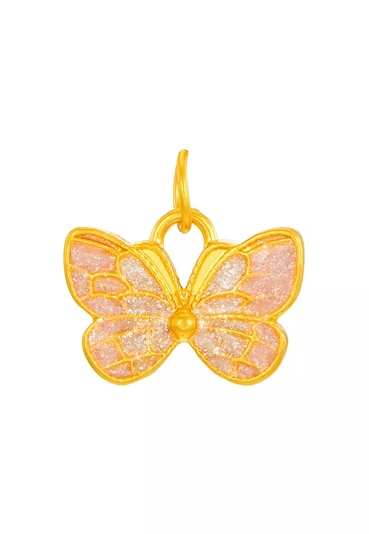 HABIB 999/24K Yellow Gold Pendant (Butterfly) 9GP00521224