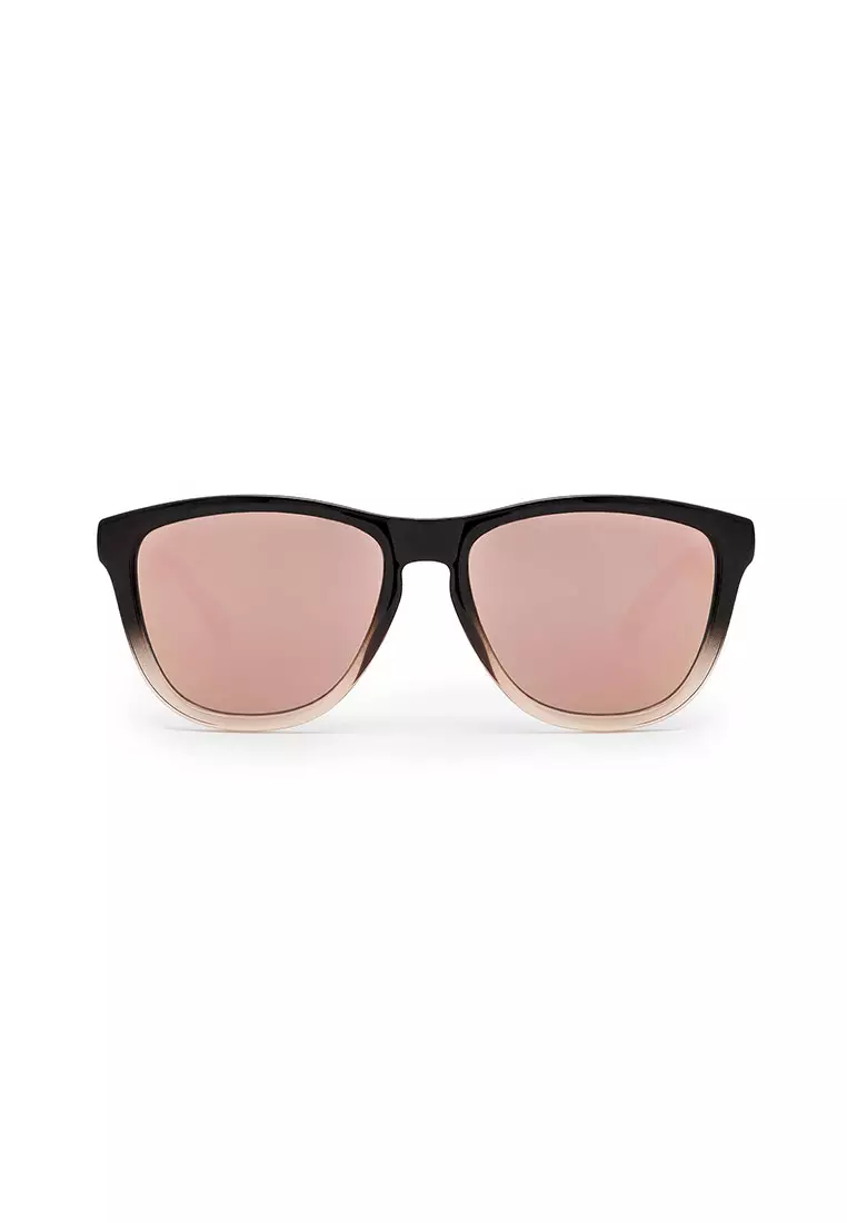 HAWKERS Rose Gold ONE FUSION Sunglasses for Men and Women. Official Product Designed in Spain
