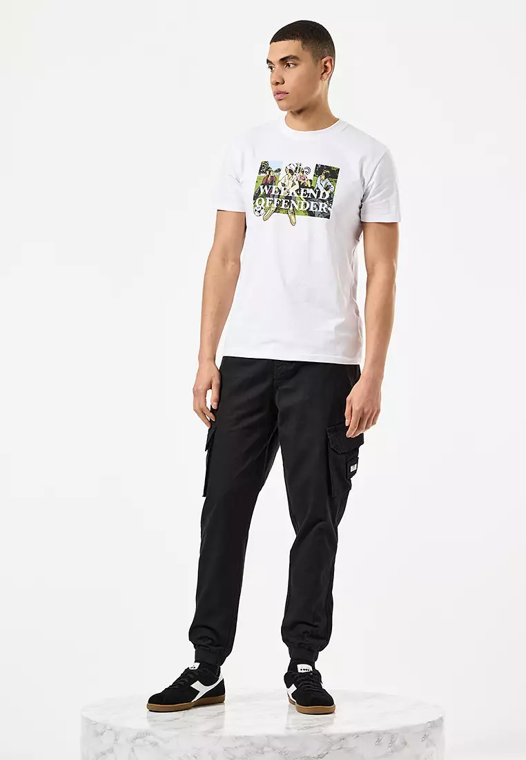 MENS WHITE HYMNS GRAPHIC TEE