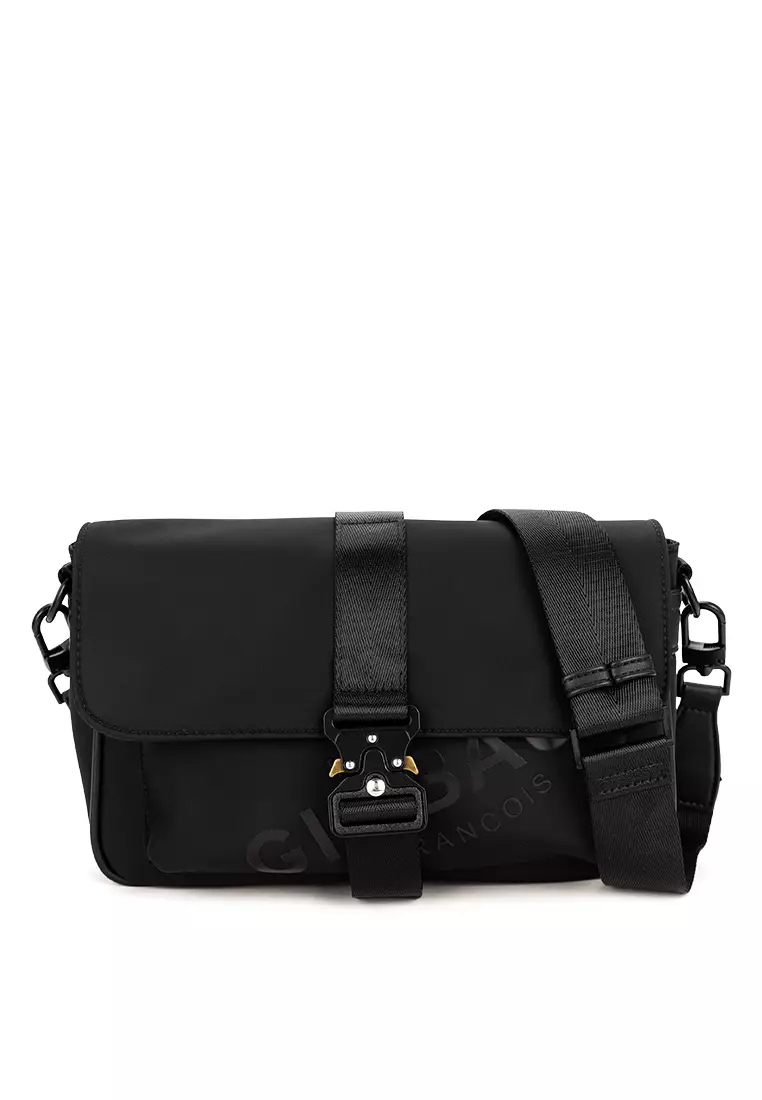 Buy Marithe Francois Girbaud Men's Girbaud Black Lael Sling Bag